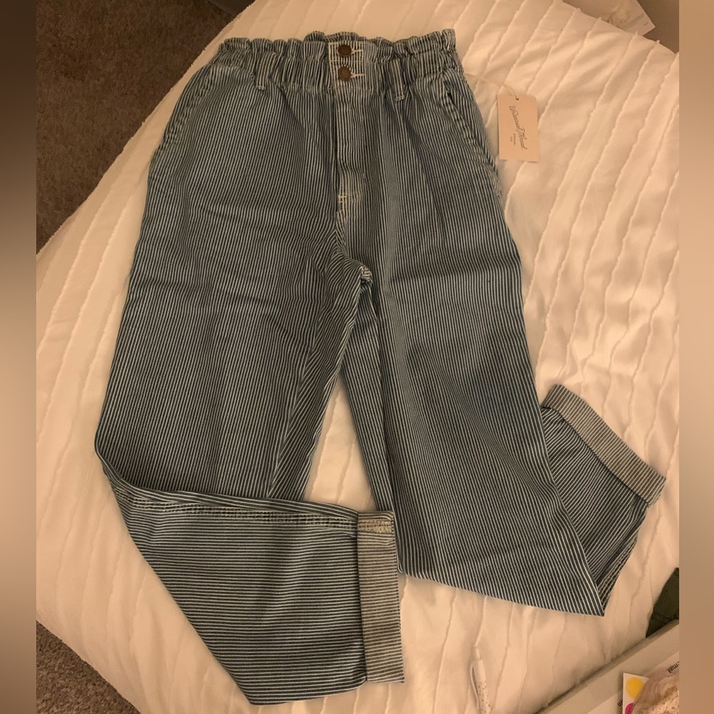 Universal Thread striped Mom Jeans